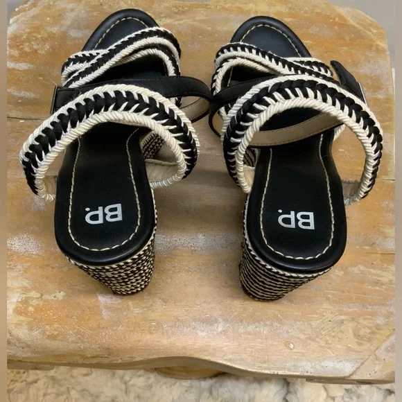 BP Gabbi-Fab Braided Wedge Sandal Size 7.5 - Picture 5 of 9